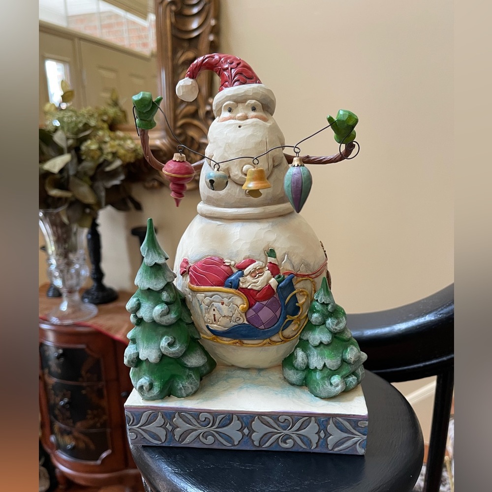 Jim Shore "Frosty Santa" Santa Snowman Figurine 2008 4010625